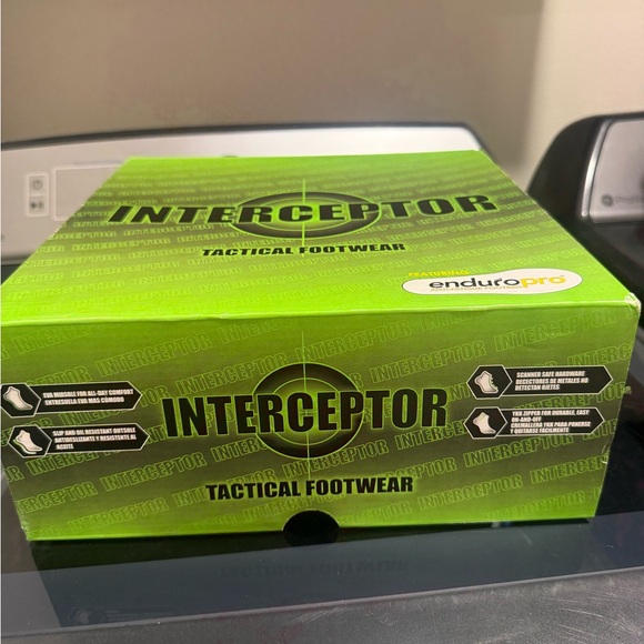 Interceptor Men's Black Tactical Boots - Picture 6 of 7